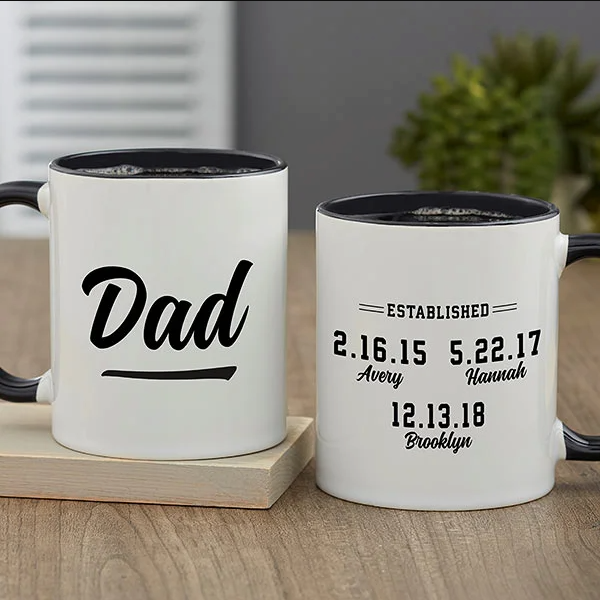 Personalized Coffee Mug For Dad