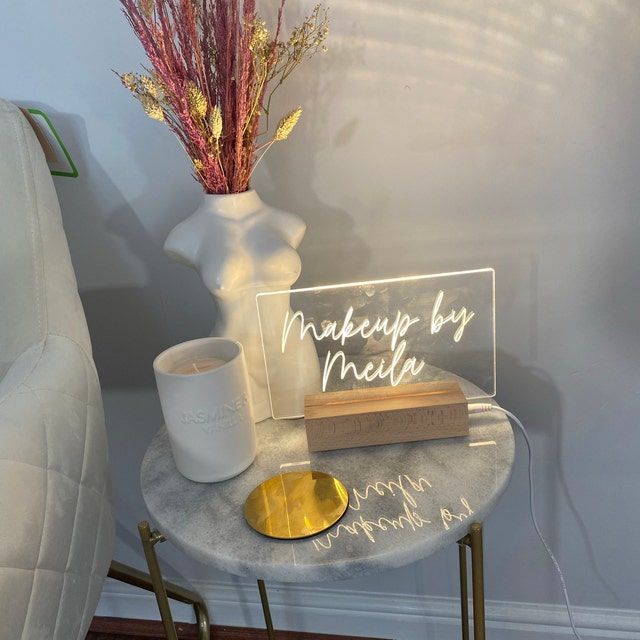 Personalized Led Name Table Light