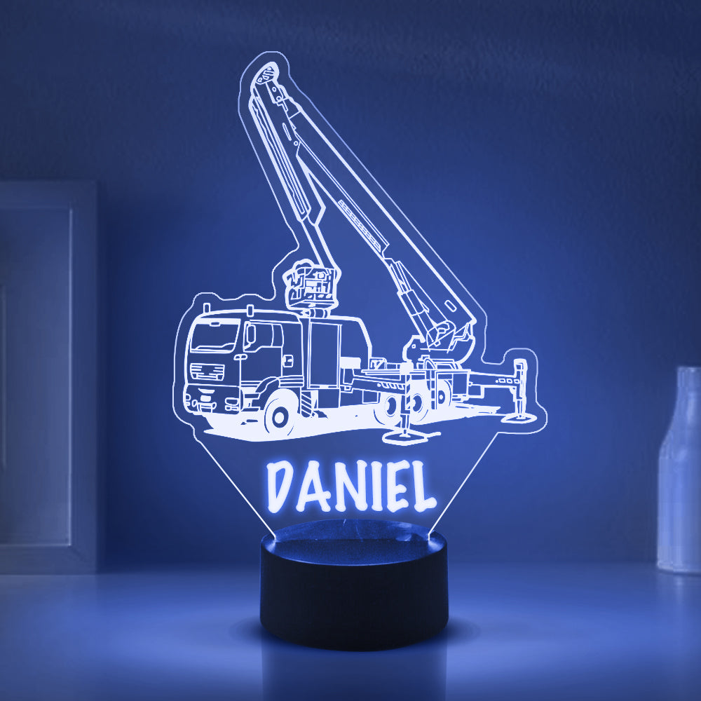Personalized 7/16 Colors Changing Led Night Light Crane