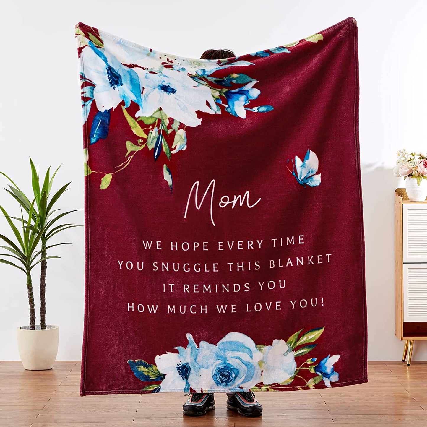 Personalized Mom/Nana/Auntie Blanket We Hope Every Time