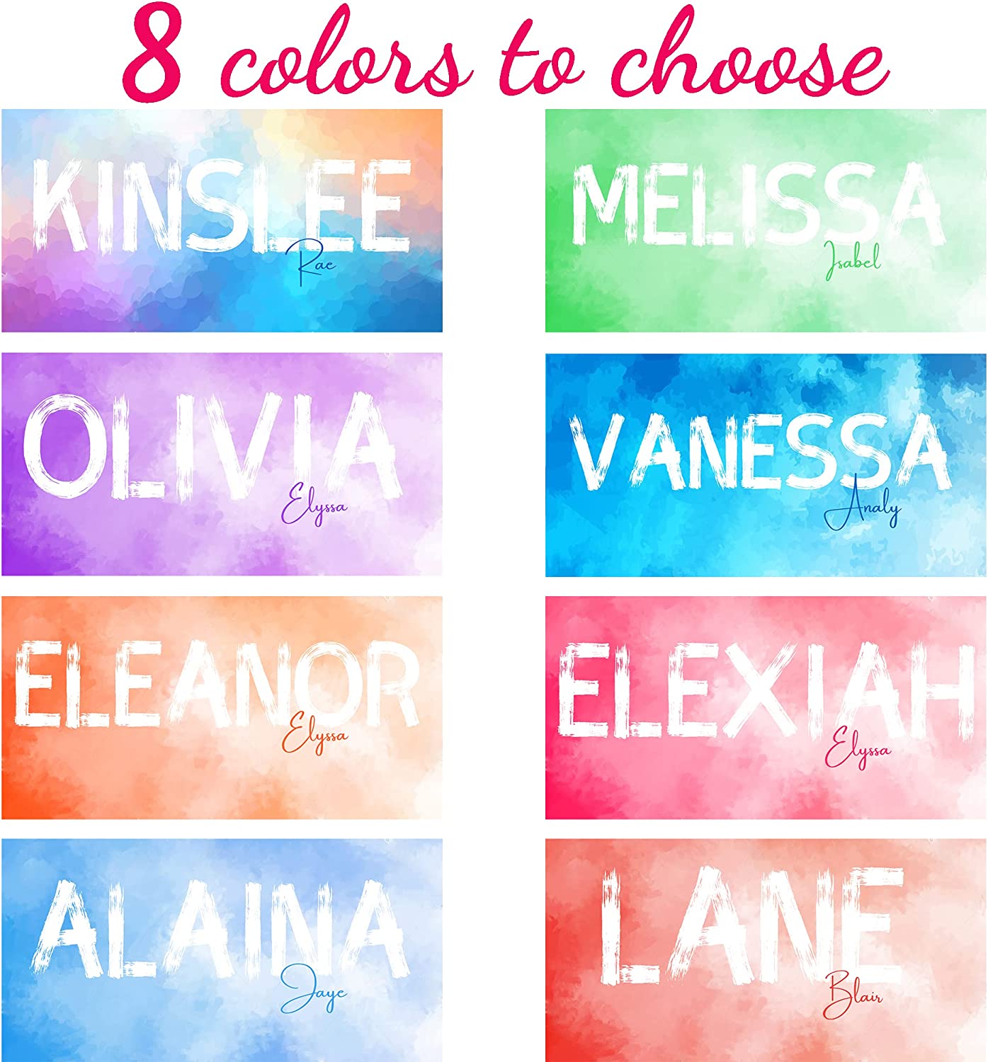 Personalized Beach Towel Tie Dye Stlye