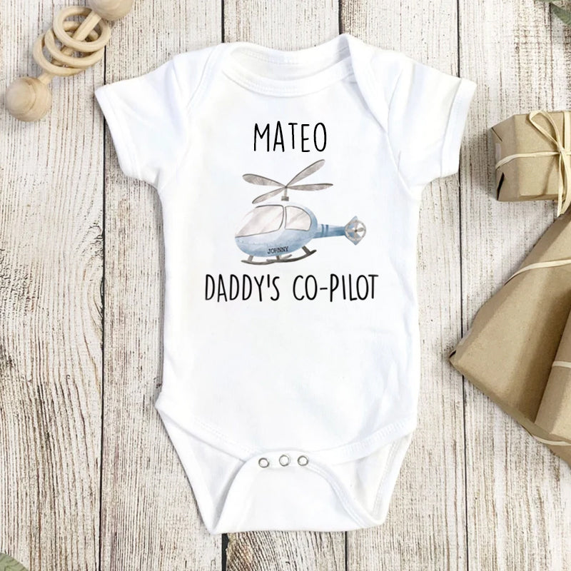 Personalized Baby Onesie Helihoper