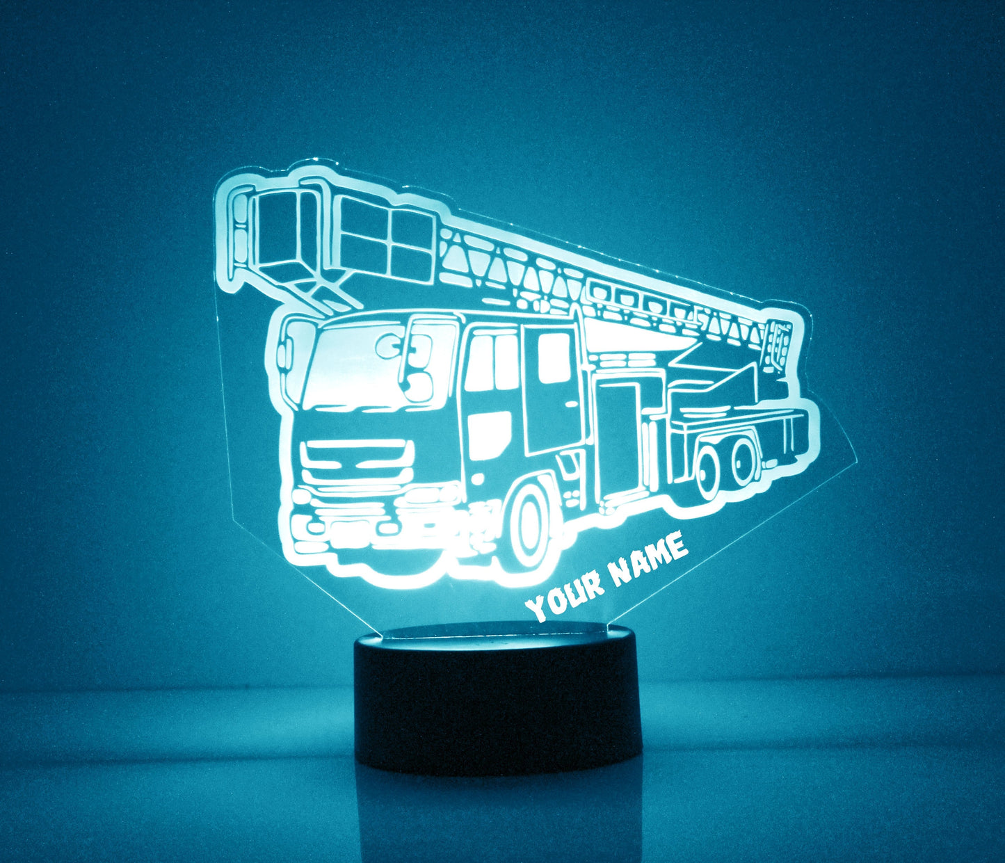 Personalized Truck Night Lights with Name 7/16 Color Changing LED Lamp III06