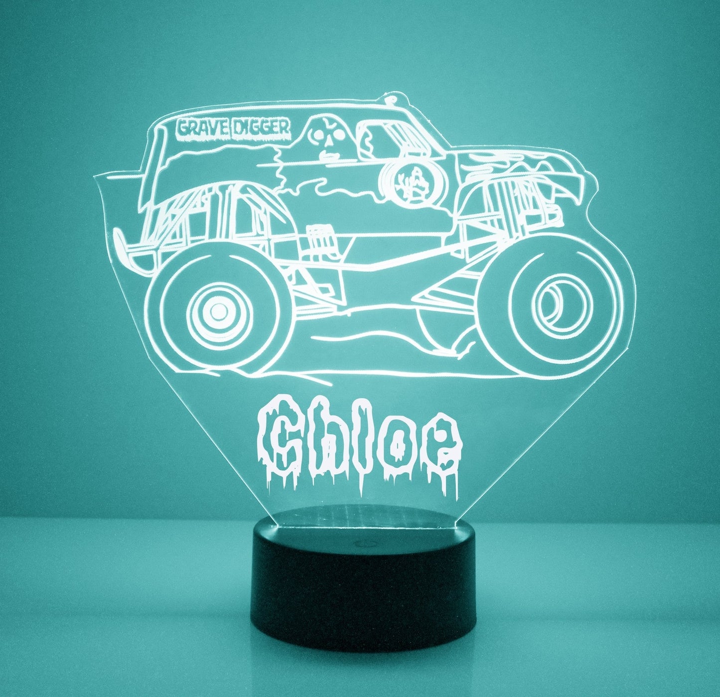 Personalized Truck Night Lights with Name 7/16 Colors Changing LED Lamp NL303