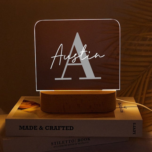 Personalized Name Night Light