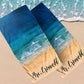 Personalized Ocean&Sand Mr Mrs Beach Towel