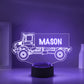 Personalized 7/16 Colors Changing Led Night Light Truck