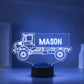 Personalized 7/16 Colors Changing Led Night Light Truck