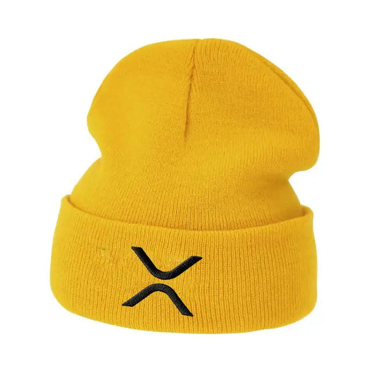 XRP Waffle Embroidered Beanie