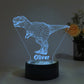 Personalized T-rex 7/16 Colors Changing Led Night Light