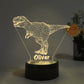 Personalized T-rex 7/16 Colors Changing Led Night Light