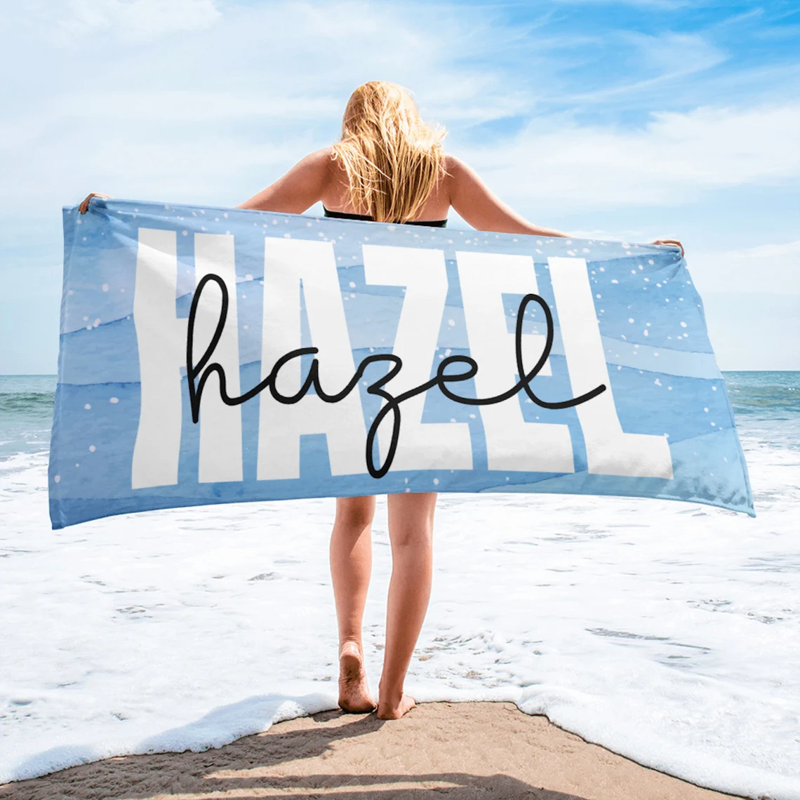 Personalized Colors Combine Beach Towel｜112301