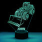Personalized 7/16 Color Changing Wheel Loader 3D Illusion Led Lamp 22120604