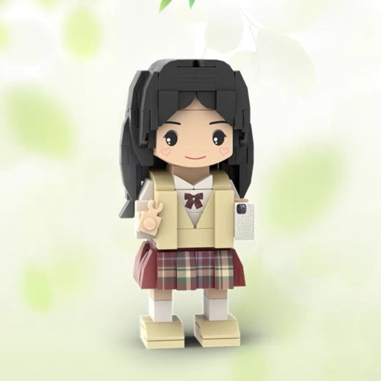 Mother's Day Brick Figure, Customizable, Full Body, 1 Person Custom Brick Figure