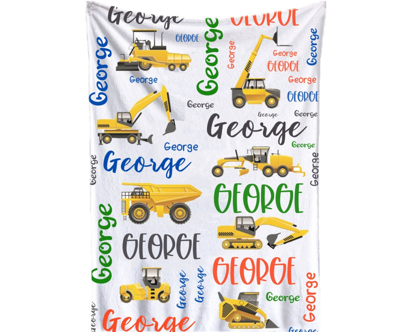 Personalized Minky Swaddle Blanket Construction