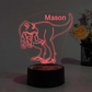 Personalized Color Change T'rex Bedroom Boys Girls Night Lights III28