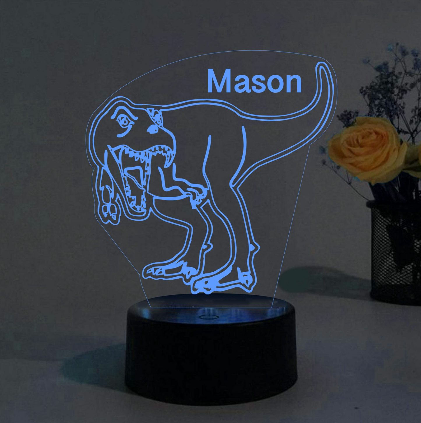 Personalized Color Change T'rex Bedroom Boys Girls Night Lights III28