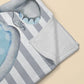 Personalized Elephant Name Fleece Blanket Blue