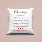 Personalized Pillow I'll love you forever Love Quote