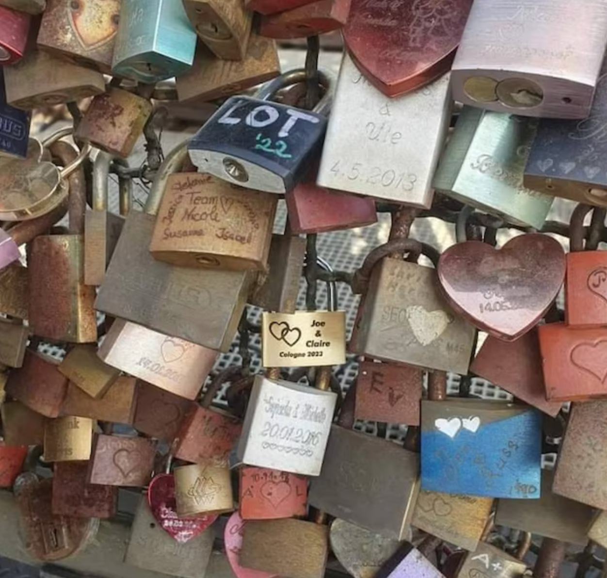 Personalised Engraved Padlock Present Love Lock