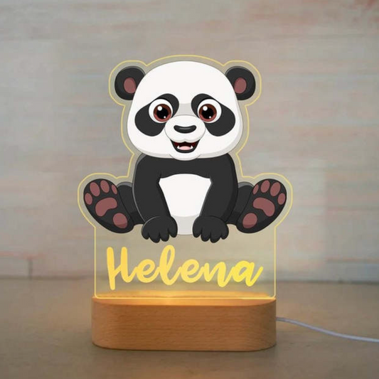 Personalized Bedroom Boys Girls Animal Mood Lighting Panda