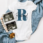 Personalized Baby Onesie Initial With Name