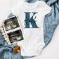 Personalized Baby Onesie Initial With Name