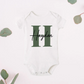 Personalized Baby Onesie Initial With Name