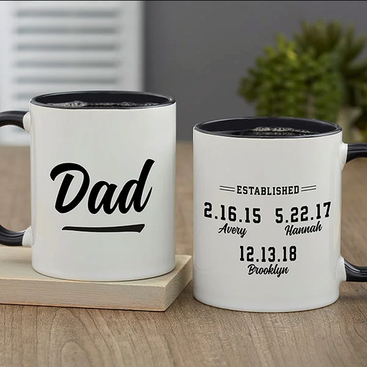 Personalized Coffee Mug For Dad
