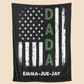 Personalized  Fathers Day Blanket Stars