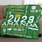 Personalized Graduation Blanket Words Art
