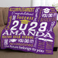 Personalized Graduation Blanket Words Art