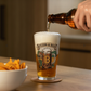 Bitcoin &amp; Beer Pint Glass - Raise a Toast to Freedom