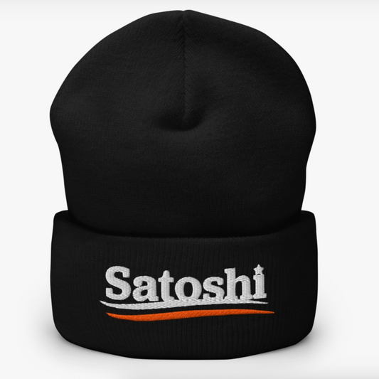 Satoshi Embroidered Beanie