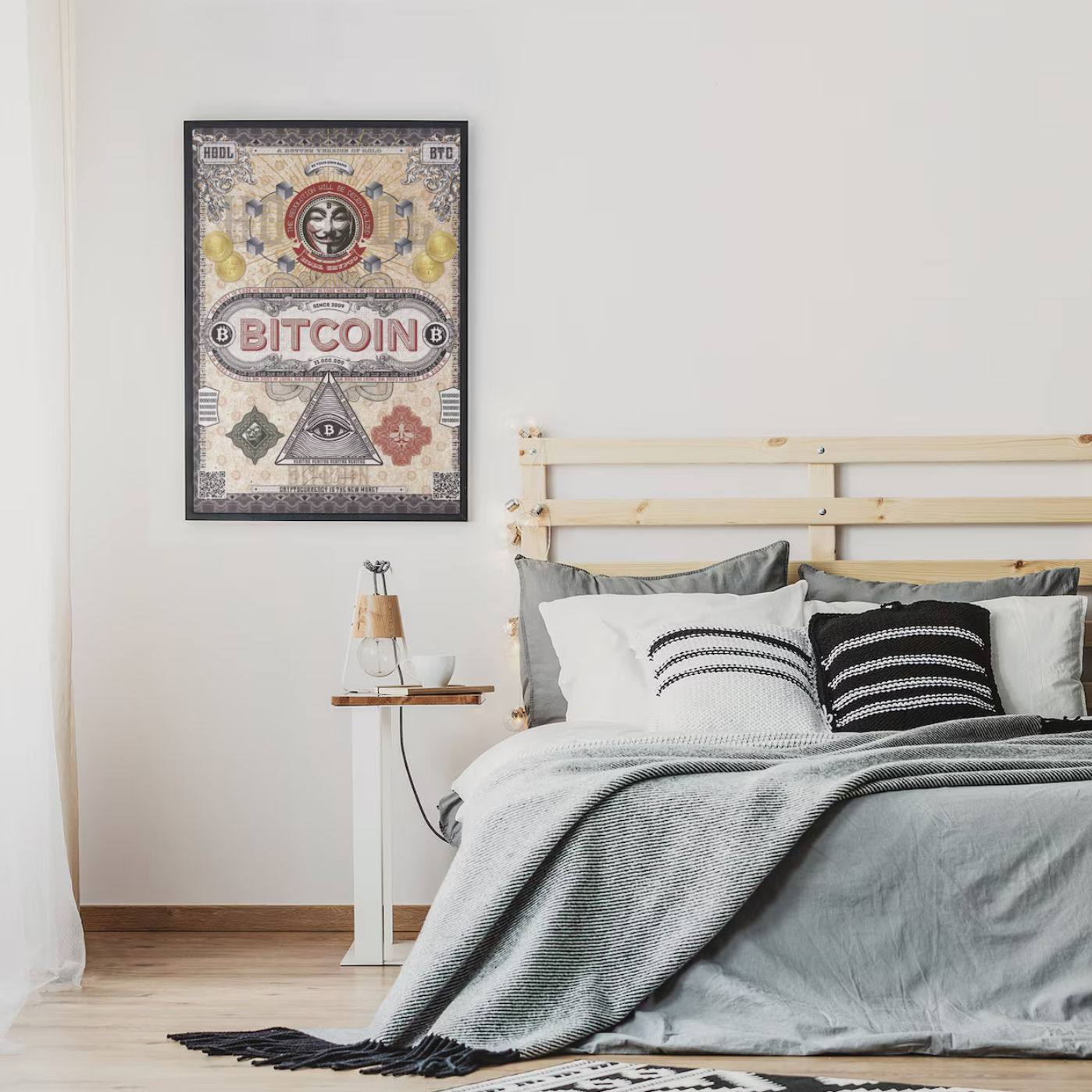 Bitcoin Crypto HODL Poster