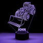 Personalized 7/16 Color Changing Wheel Loader 3D Illusion Led Lamp 22120604