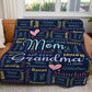 Personalized Mom/Nana/Auntie Blanket Name Art