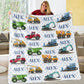 Custom Name Fleece Blanket 08