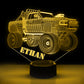 Personalized 7/16 Color Changing Pickup Truck 3D Illusion Led Lamp