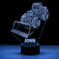Personalized 7/16 Color Changing Wheel Loader 3D Illusion Led Lamp 22120604