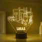 Personalized 7/16 Colors Changing Led Night Light Tractor