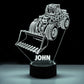 Personalized 7/16 Color Changing Wheel Loader 3D Illusion Led Lamp 22120604