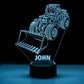 Personalized 7/16 Color Changing Wheel Loader 3D Illusion Led Lamp 22120604