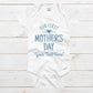Personalized Baby Onesie Our First Mother's Day Heart