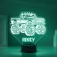 Personalized 7/16 Colors Changing Led Night Light Monster Truck