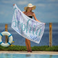 Personalized Microfiber Bath Beach Towel Name Word-art