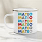 Personalized Enamel Vibrant Name Mug