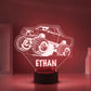 Personalized 7/16 Colors Changing Led Night Light Monster Truck On Road