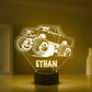 Personalized 7/16 Colors Changing Led Night Light Monster Truck On Road
