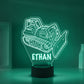 Personalized 7/16 Colors Changing Led Night Light Bulldozer